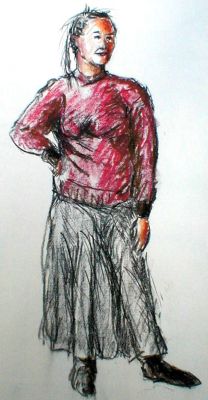 穿毛衣的女人 Female with Sweater
