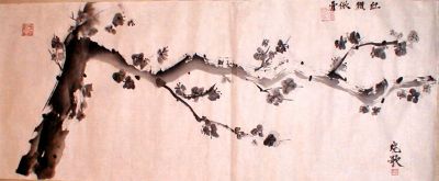 梅花 （黑白） Plum Blossom black/white
